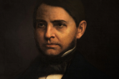 José Antonio Saco retratado por Federico Martínez Matos. (MUSEO DE LA CIUDAD, LA HABANA)