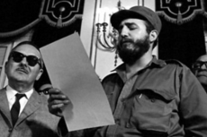 Fidel Castro, durante su asunción como primer ministro. (CUBADEBATE)